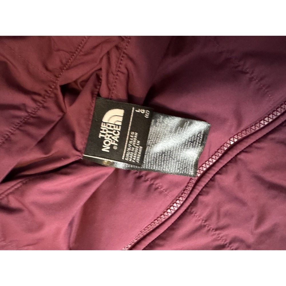 🔥The North Face💜Thick‎ Winter 🚦Reversible puffer Jacket Purple Fuzzy Fleece-S - Picture 9 of 10